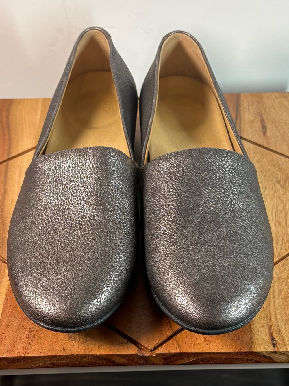 Dansko Larisa Metallic Pewter Slip-On Shoe EU40